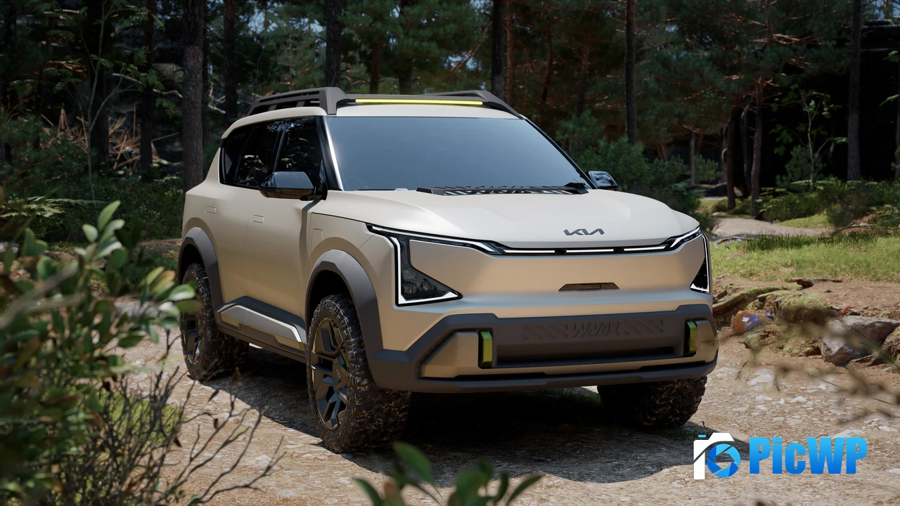 Kia EV5 WKNDR Concept 2025 4K PC Wallpaper