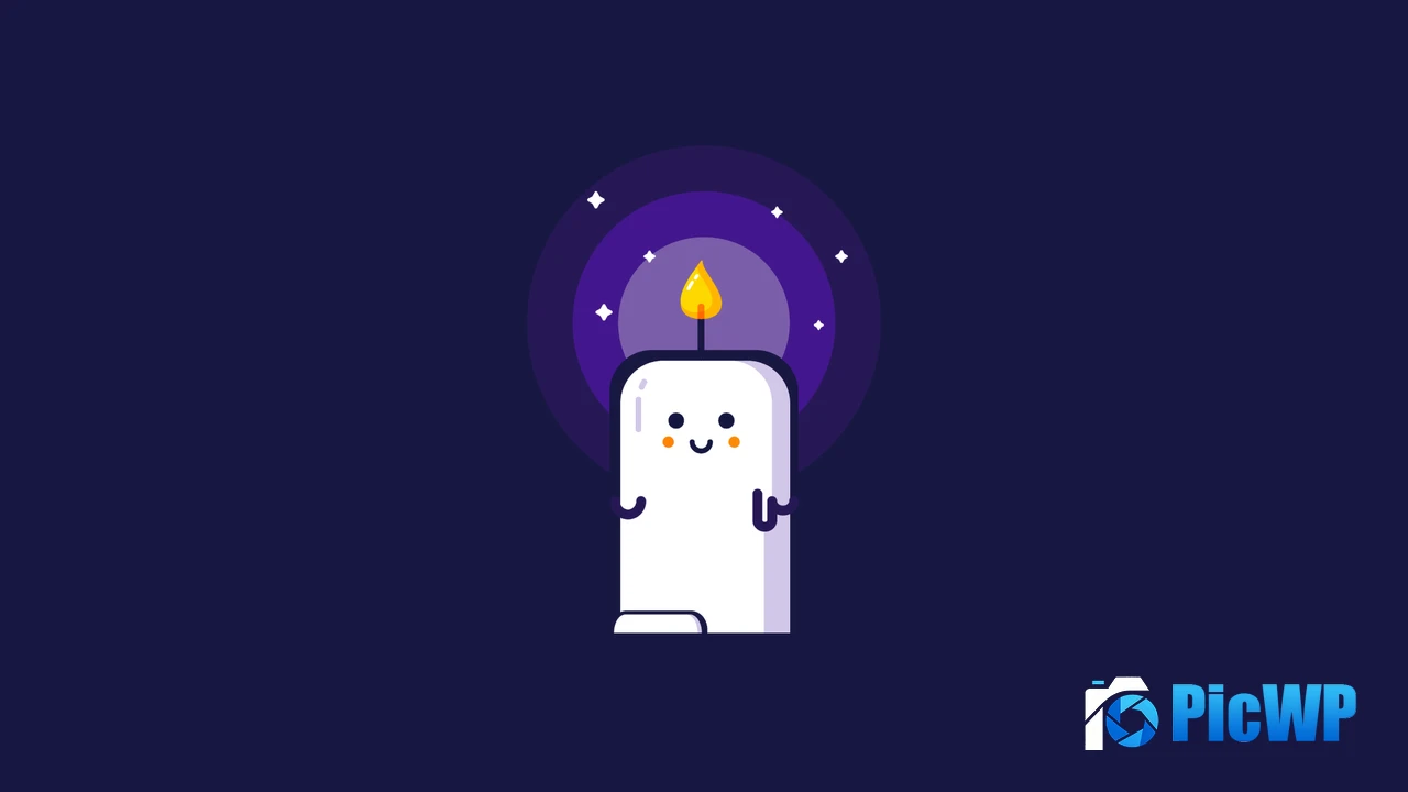 Kawaii Candle 4K PC Wallpaper