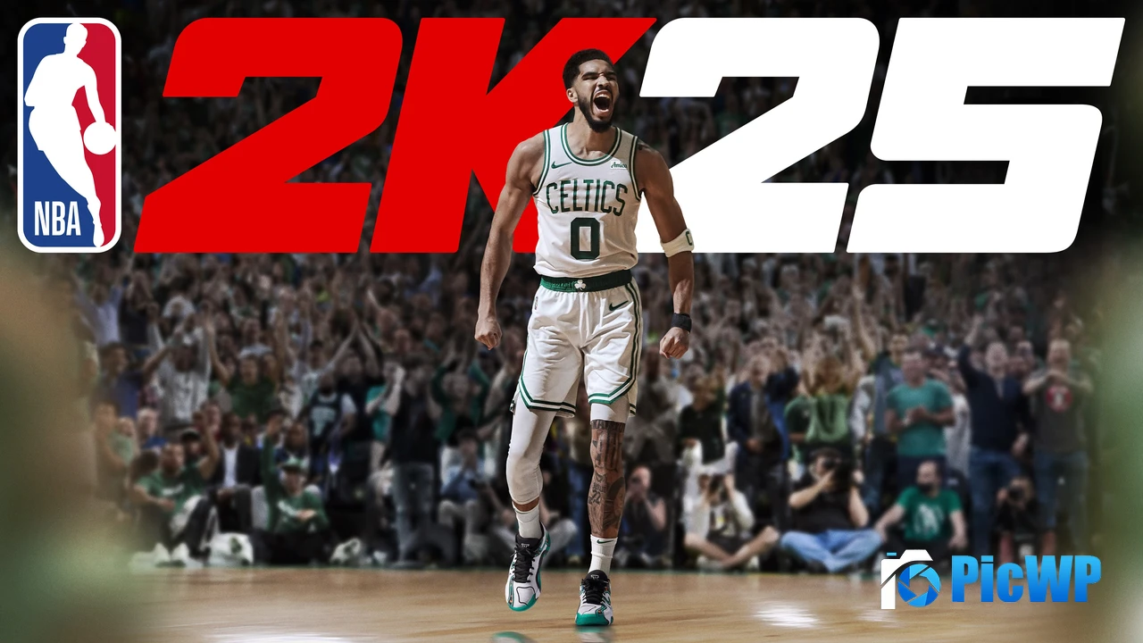 NBA 2K25 Jayson Tatum 4K PC Wallpaper
