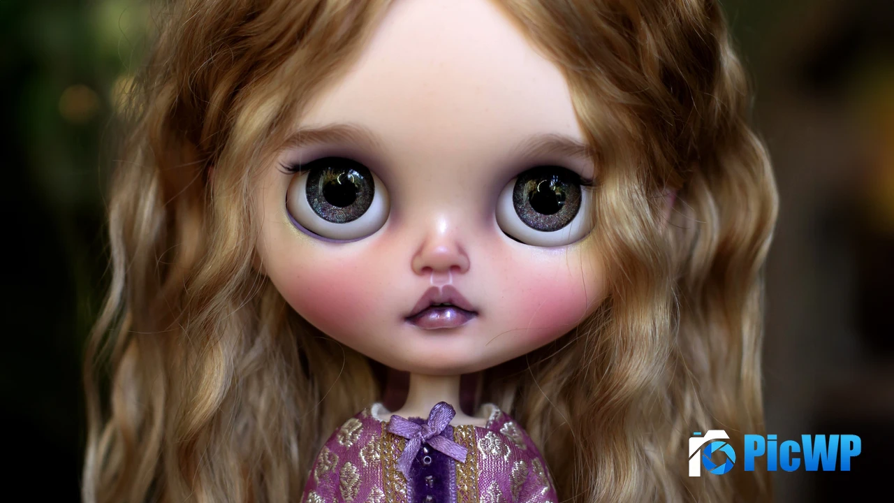 Aesthetic Blythe doll 4K PC Wallpaper