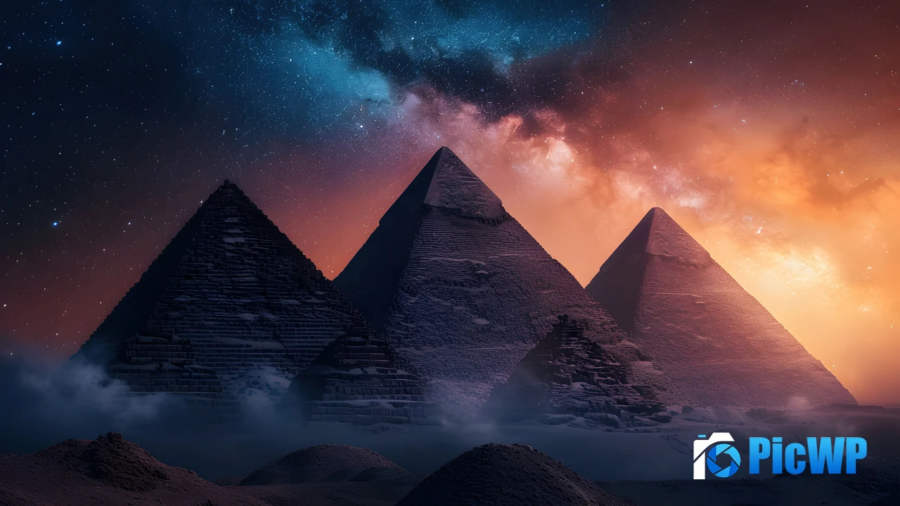 The Great Pyramid of Giza Aesthetic 4K PC Wallpaper