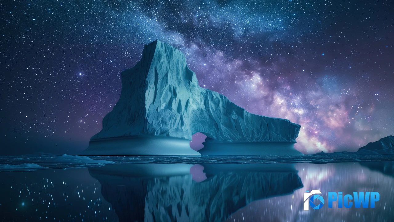 Frozen Ice berg 4K PC Wallpaper