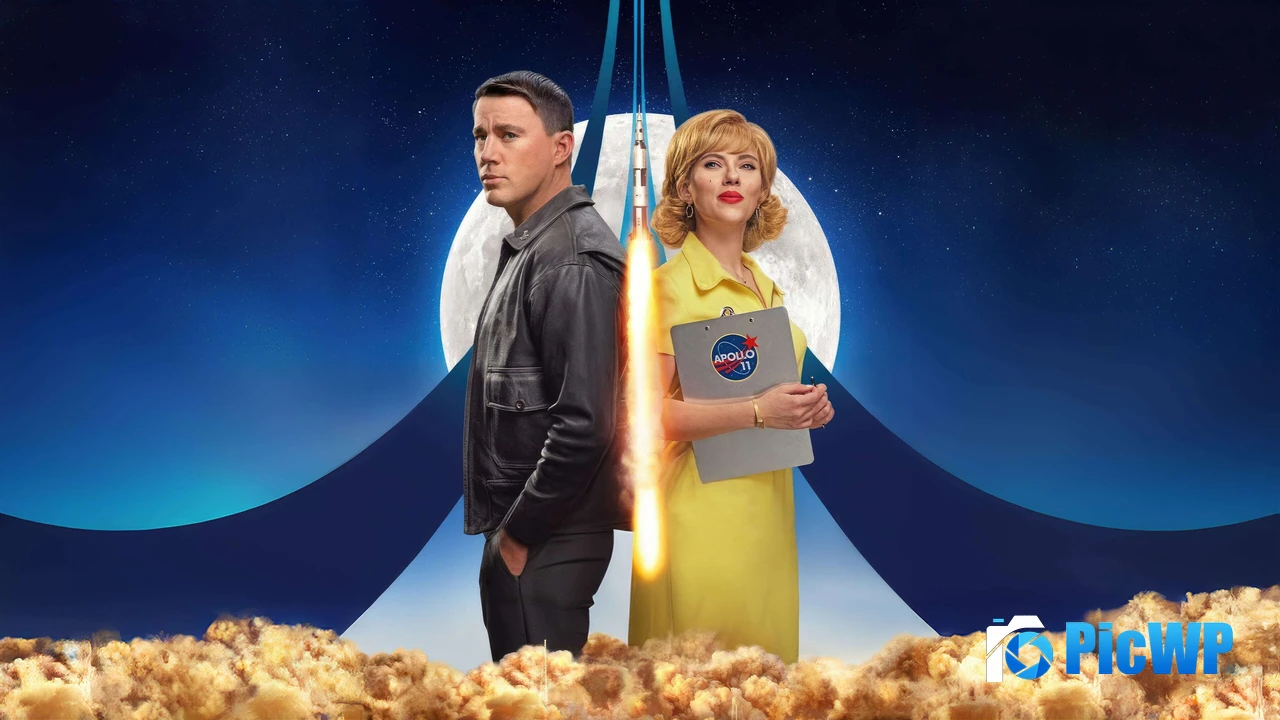 Fly Me to the Moon Movie poster 4K PC Wallpaper