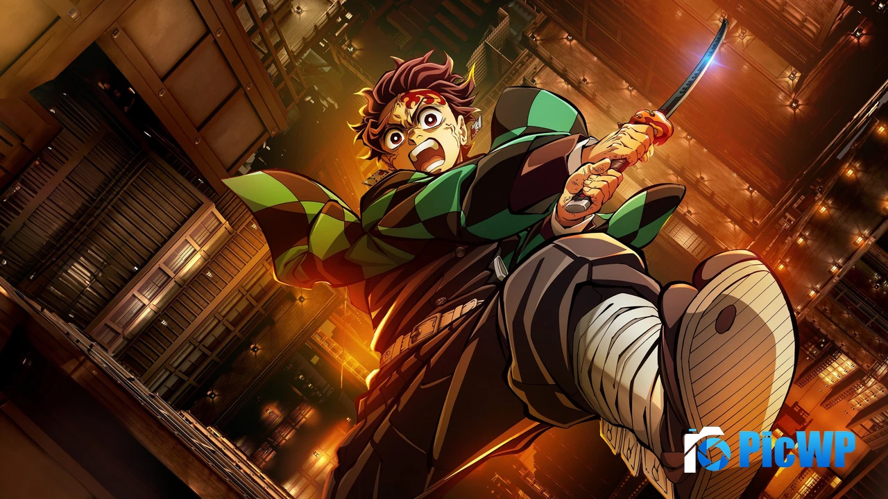 Tanjiro Kamado Demon Slayer: Kimetsu No Yaiba Infinity Castle 4K PC Wallpaper