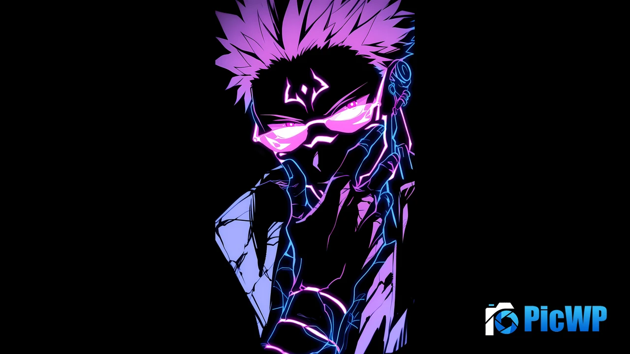 Satoru Gojo Pink aesthetic 4K PC Wallpaper