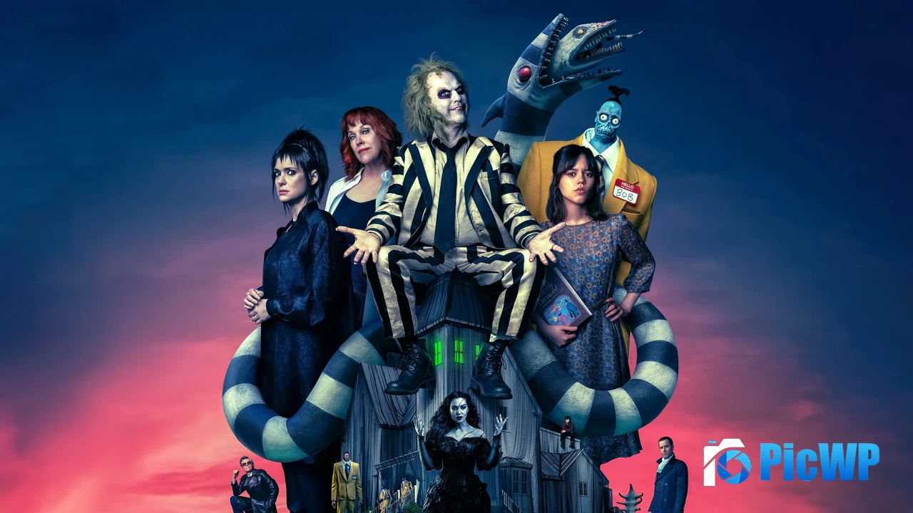 Beetlejuice Beetlejuice 2024 Movies 4K PC Wallpaper