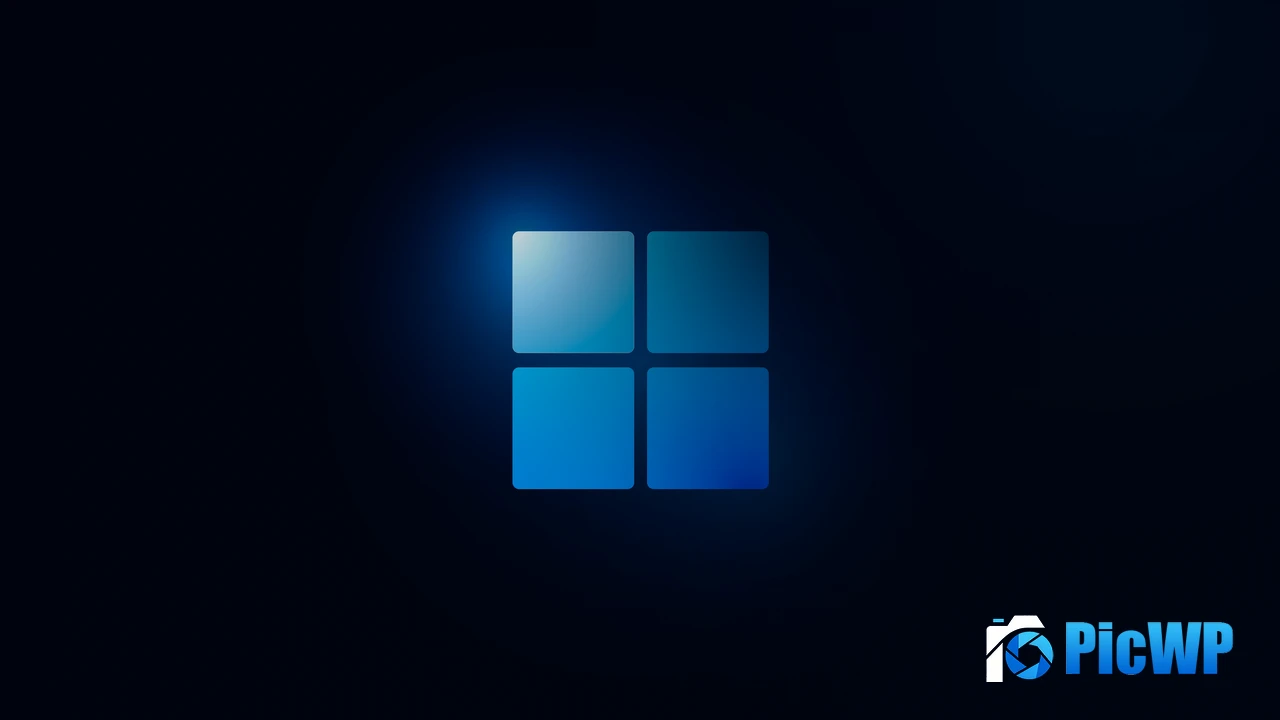 Blue aesthetic Windows 11 4K PC Wallpaper