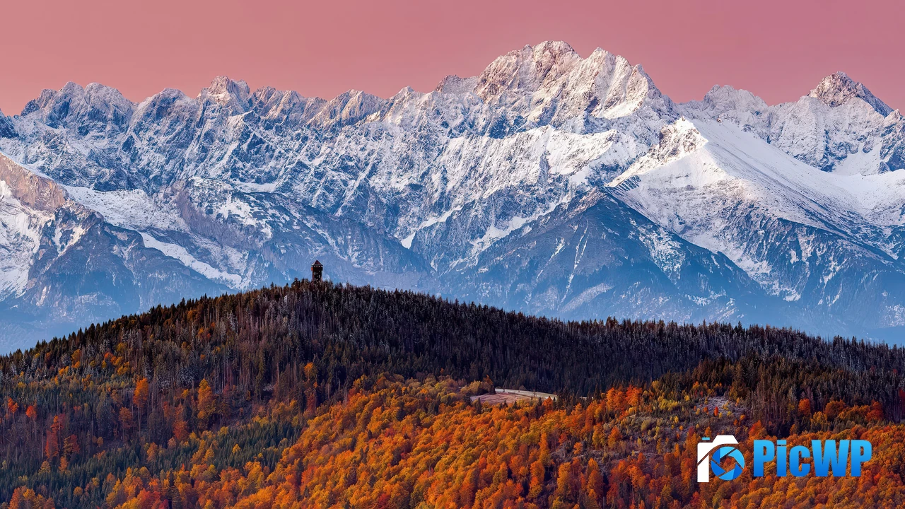 Tatra Mountains Autumn Forest 4K PC Wallpaper