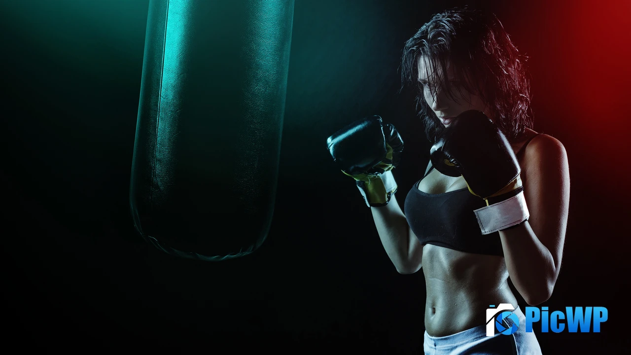 Boxing Woman 4K PC Wallpaper