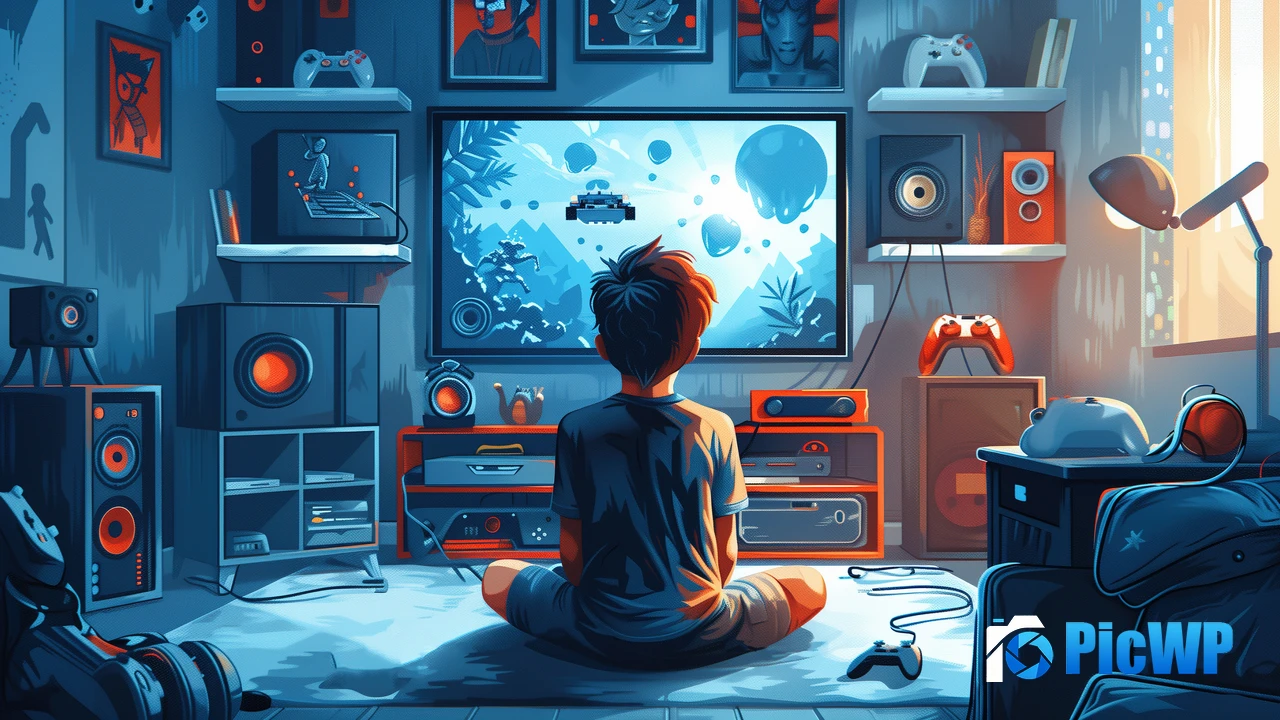 Gamer Gaming room 4K PC Wallpaper