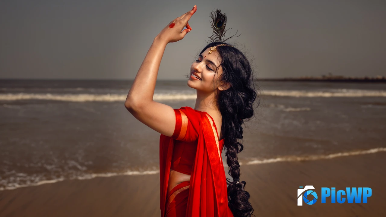 Mamitha Baiju Malayalam actress 4K PC Wallpaper