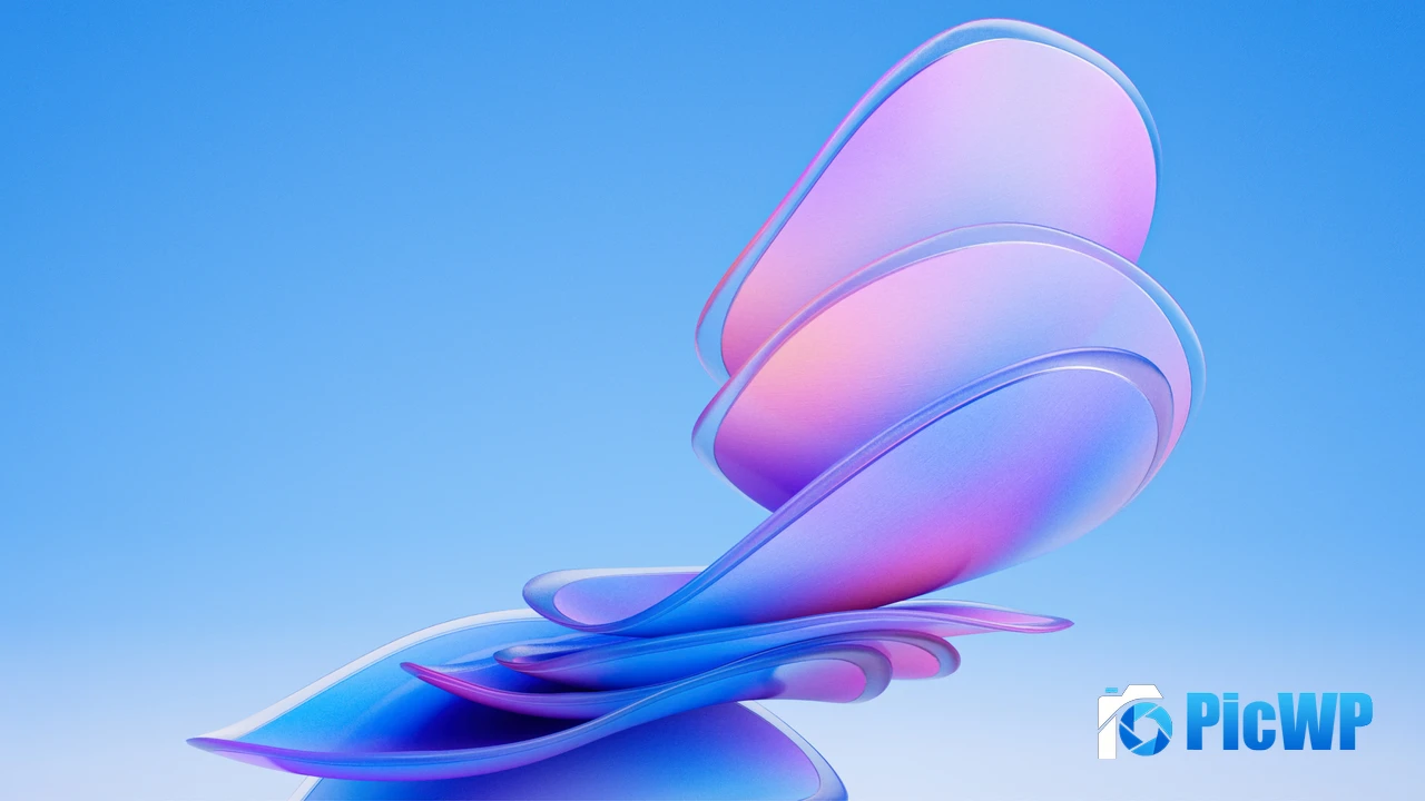 Layers 3D background 4K PC Wallpaper