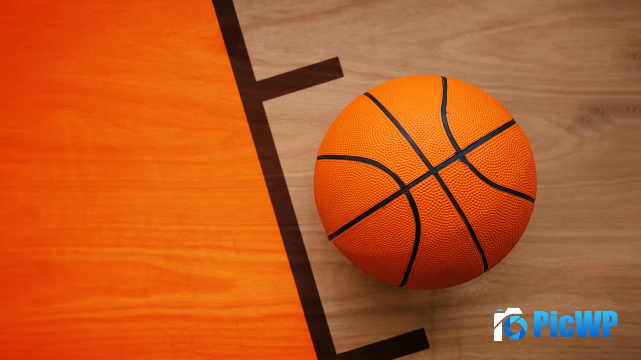 Wooden Basketball court 4K PC Wallpaper