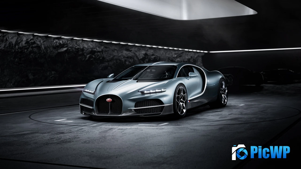 Bugatti Tourbillon Hybrid sports car 4K PC Wallpaper