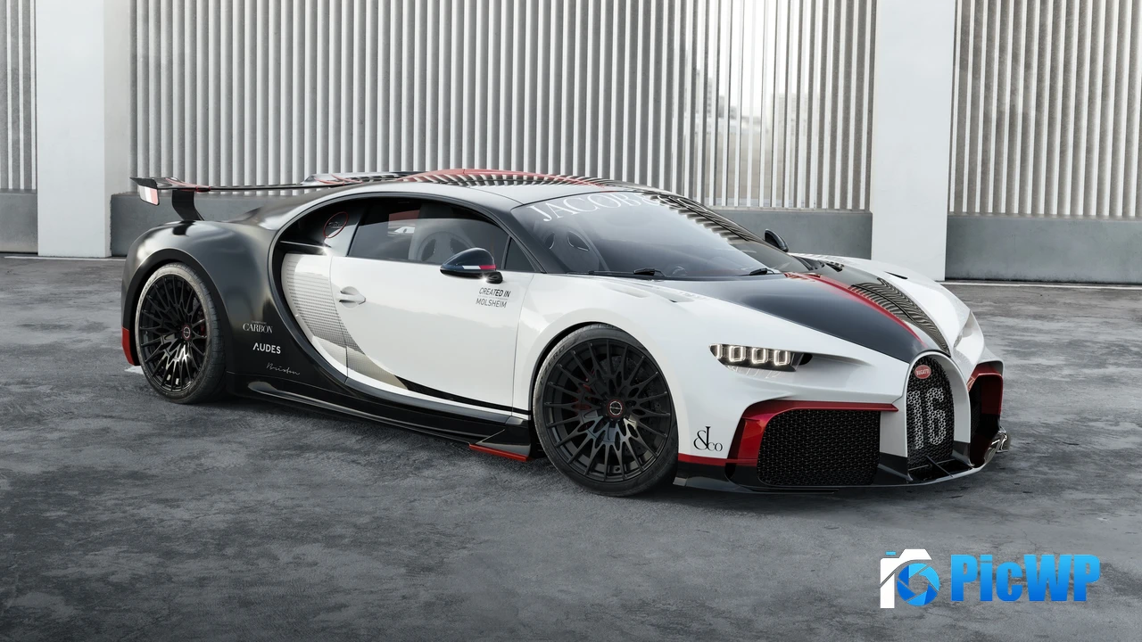 Hypercar Bugatti Chiron Pur Sport 4K PC Wallpaper