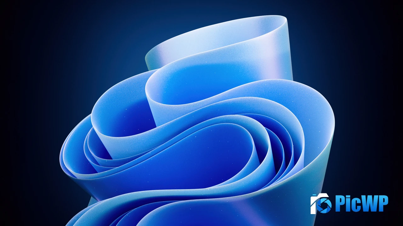 Windows 11 Blue abstract 4K PC Wallpaper