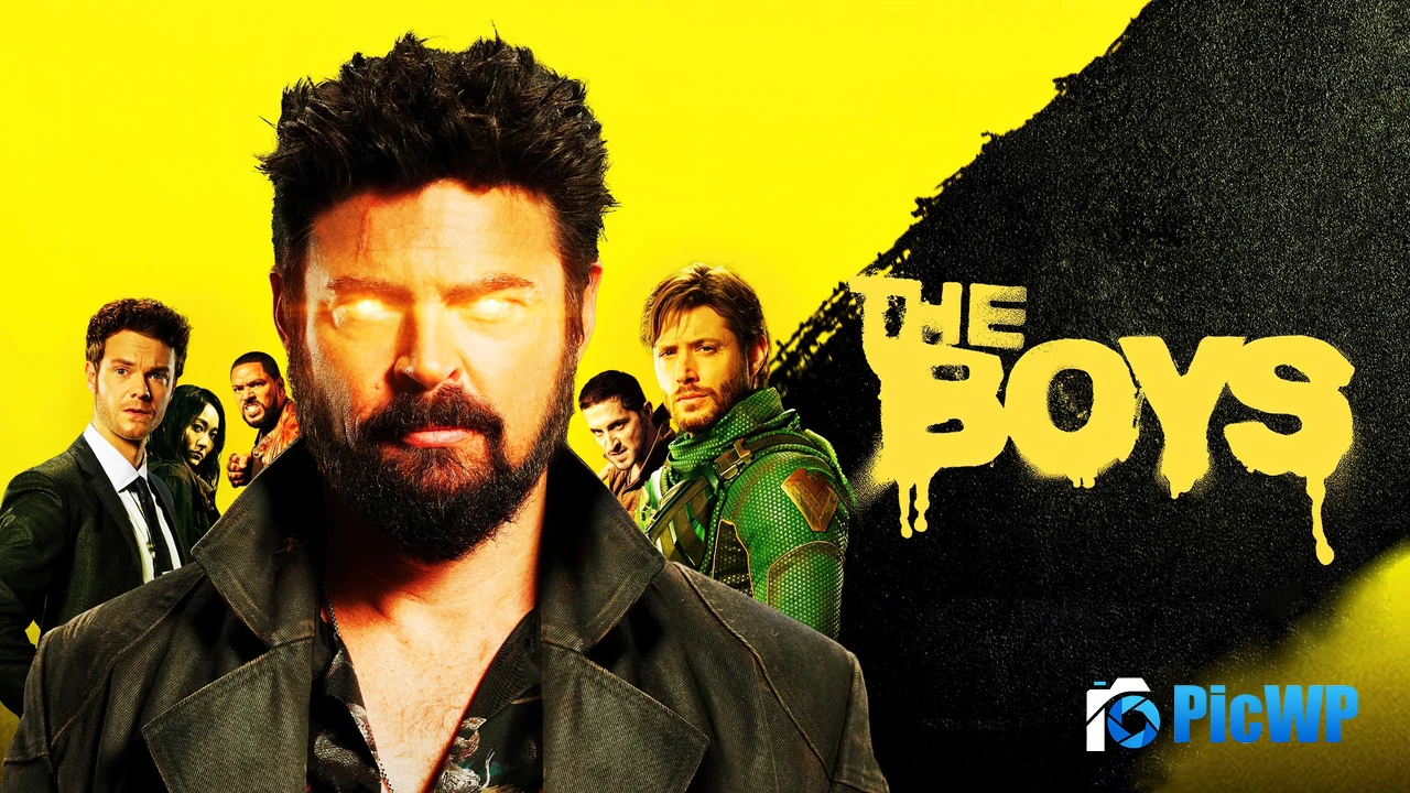 The Boys Yellow background 4K PC Wallpaper