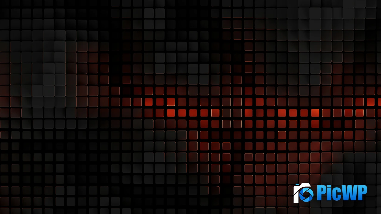 Mosaic Dark background 4K PC Wallpaper