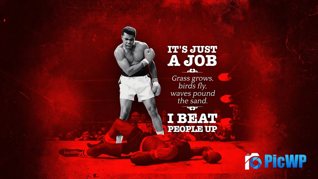 Muhammad Ali Popular quotes 4K PC Wallpaper