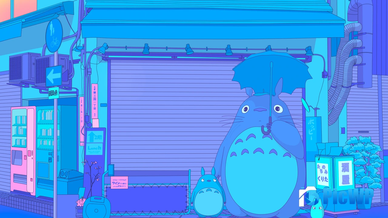 My Neighbor Totoro Aesthetic 4K PC Wallpaper