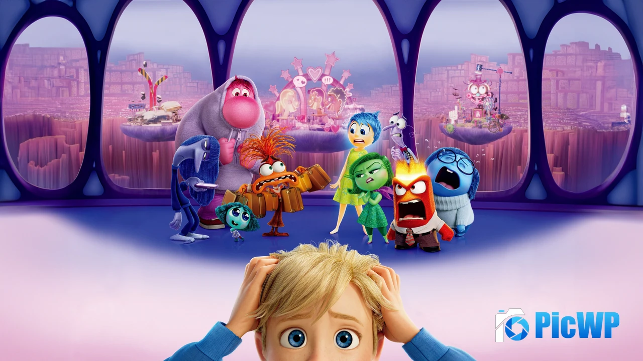 Inside Out 2 Character art 4K PC Wallpaper