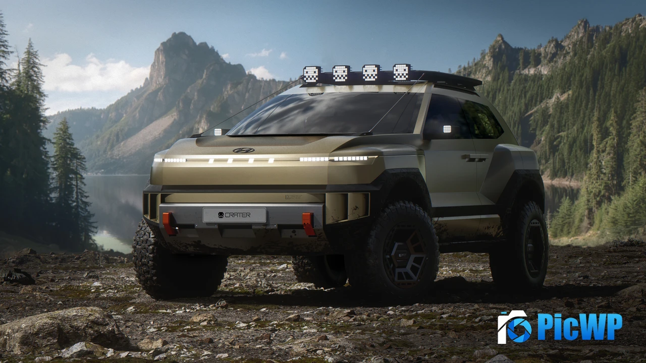 Hyundai Crater Concept 2025 4K PC Wallpaper