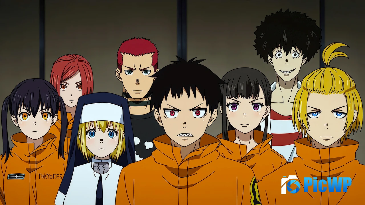Special Fire Force Company 8 Fire Force 4K PC Wallpaper