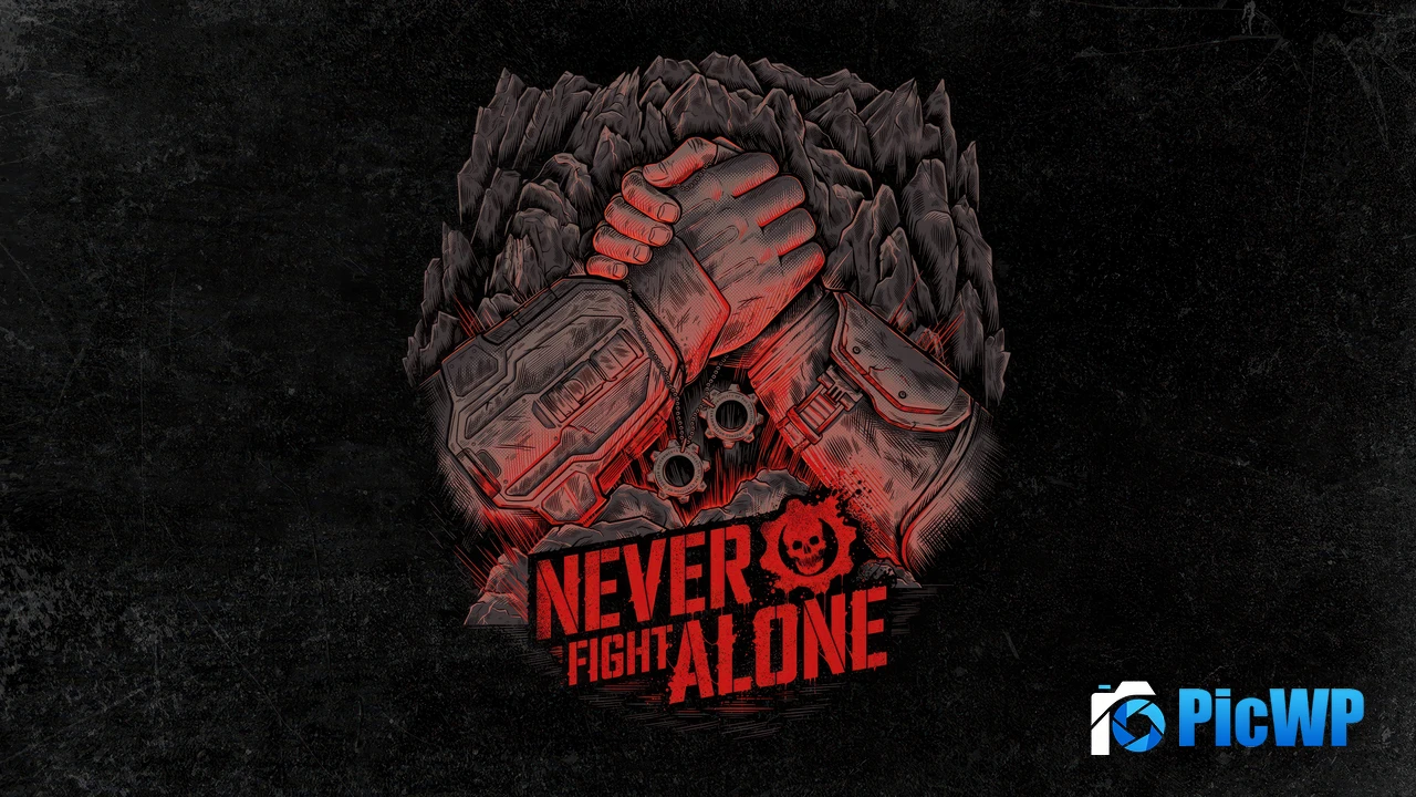 Gears of War Never Fight Alone 4K PC Wallpaper