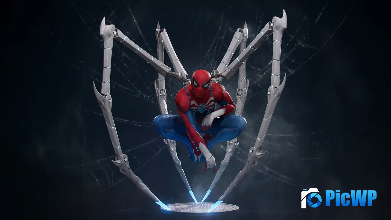 Iron Spider Armor 4K PC Wallpaper