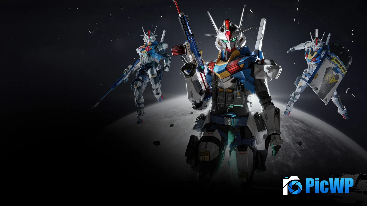 Mobile Suit Gundam XVX-016 in Warzone and MW3 4K PC Wallpaper