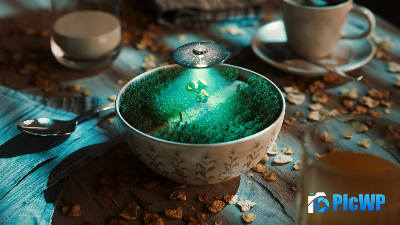 UFO Macro 4K PC Wallpaper