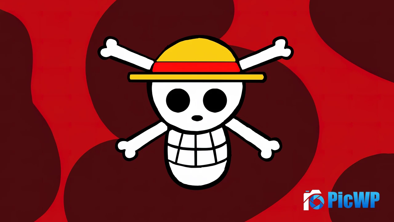 Straw Hat Pirates Logo 4K PC Wallpaper