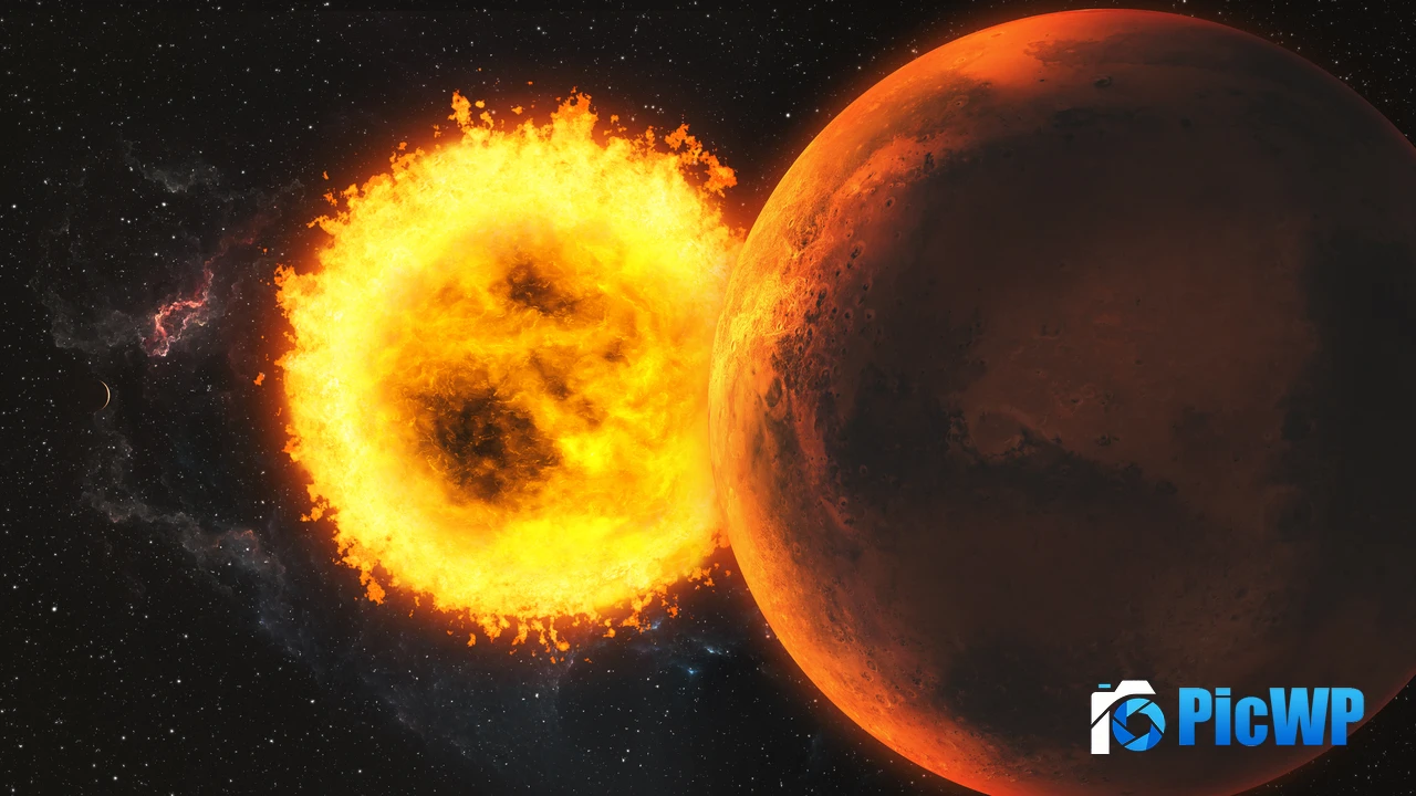 Burning Planet 4K PC Wallpaper