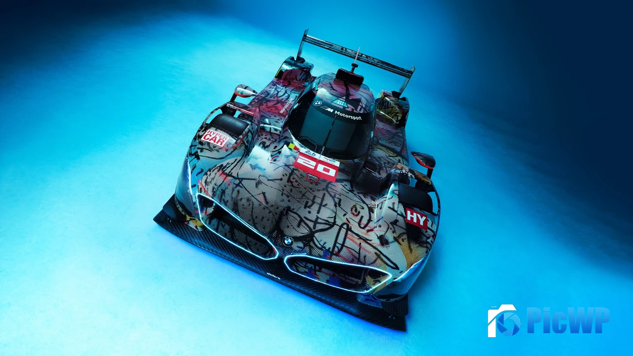 BMW Art Car Le Mans Hypercar 4K PC Wallpaper