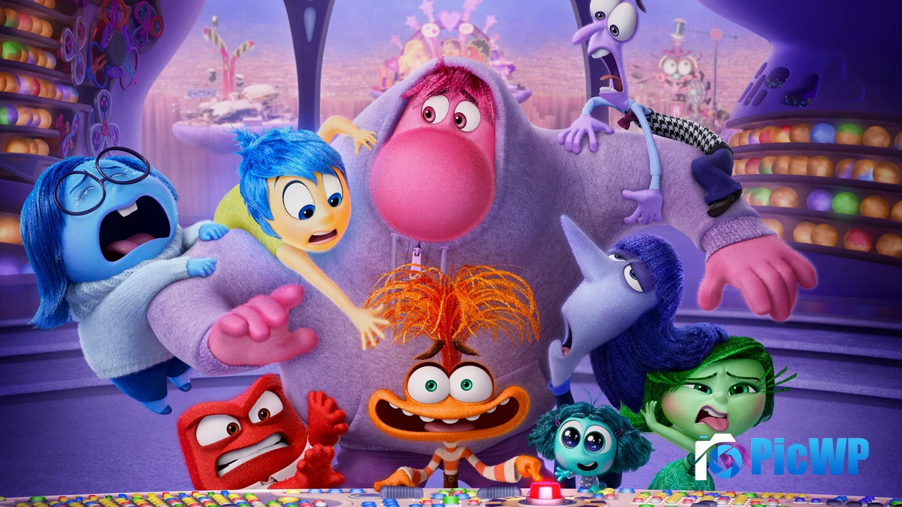 Inside Out 2 Movie poster 4K PC Wallpaper