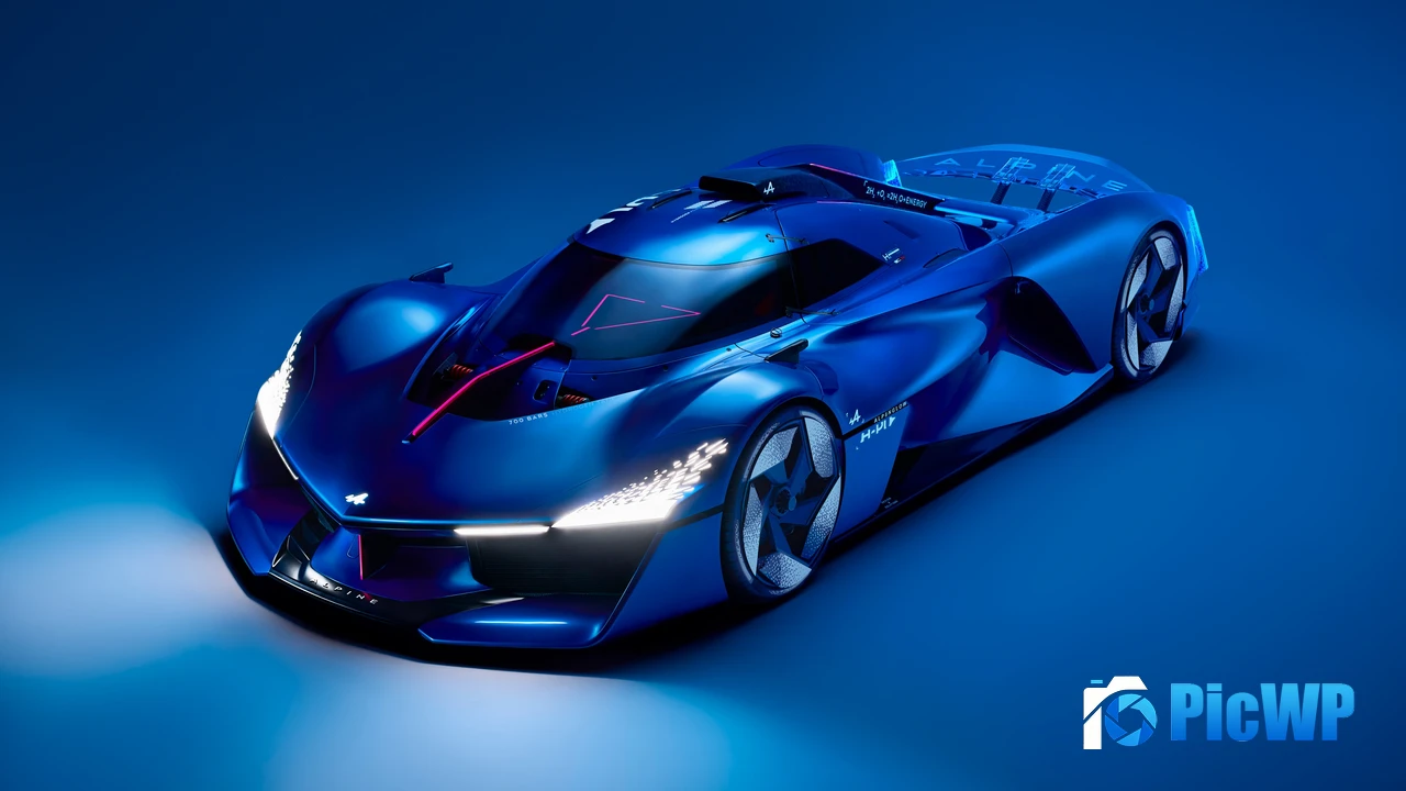 Alpine Alpenglow Hy4 Concept cars 4K PC Wallpaper
