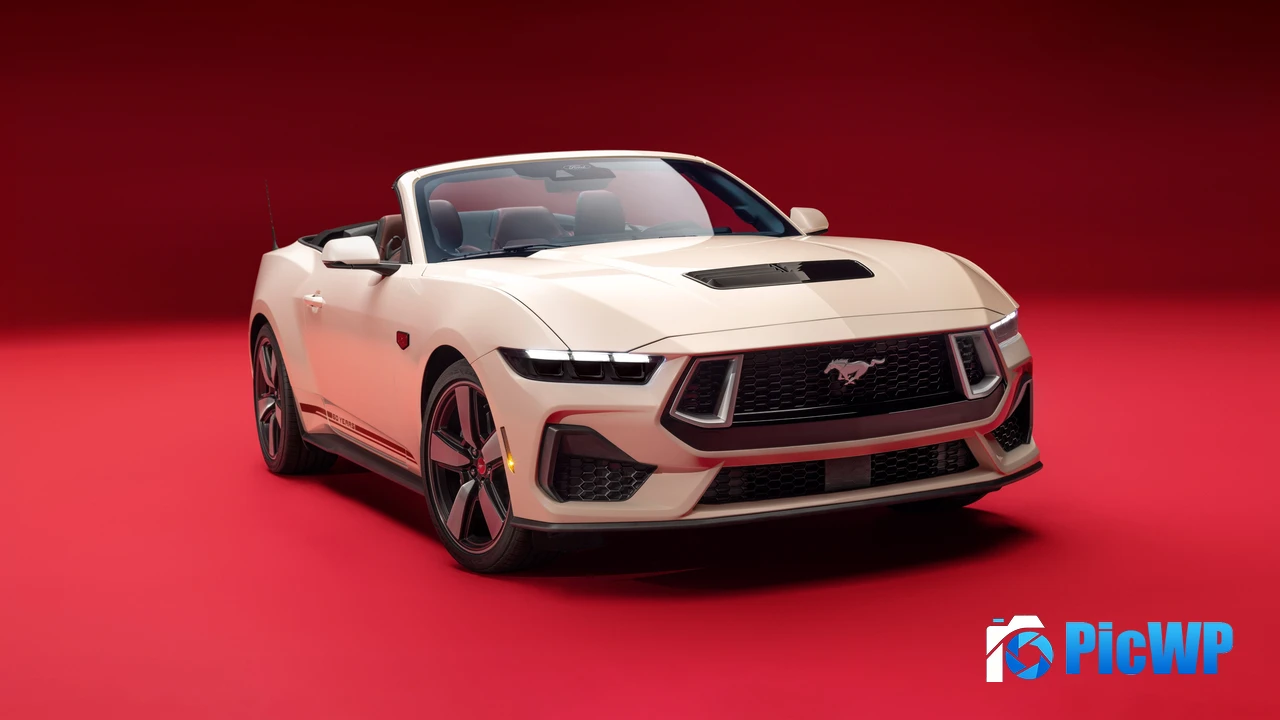 Ford Mustang GT Convertible Anniversary Edition 4K PC Wallpaper