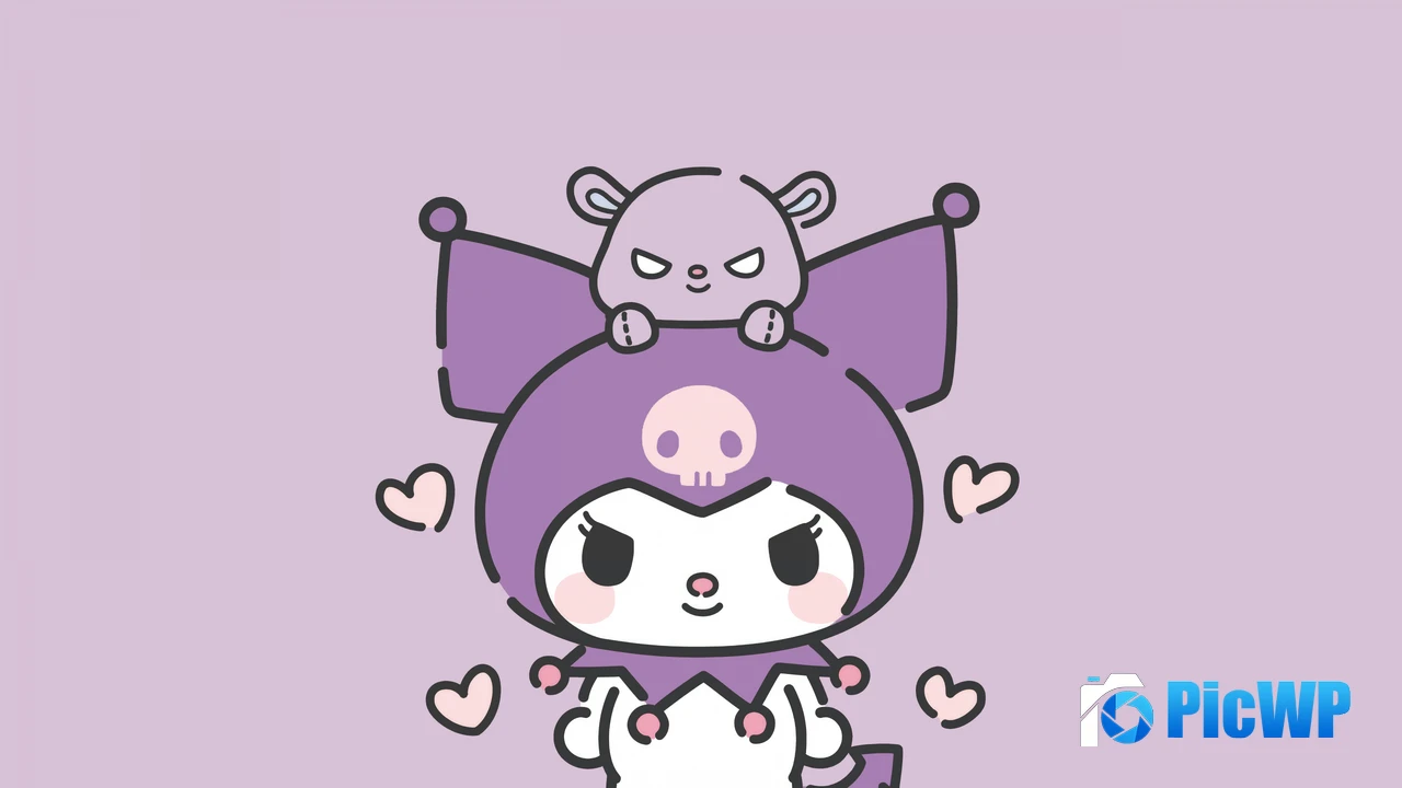 Kuromi Halloween costume 4K PC Wallpaper