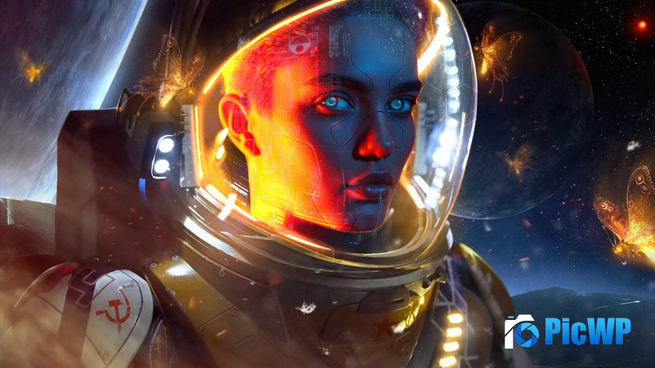 Cyborg Woman 4K PC Wallpaper