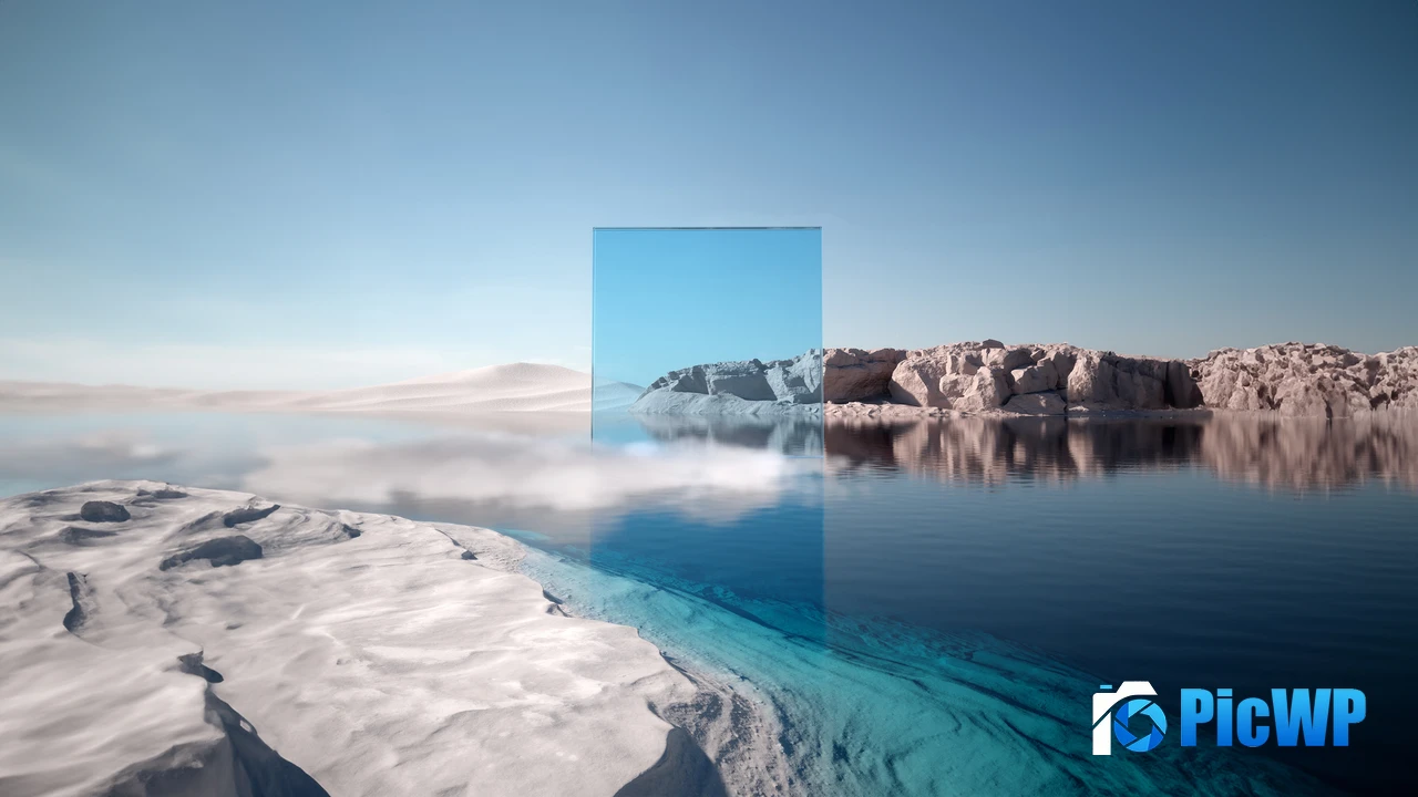 Blue aesthetic Landscape 4K PC Wallpaper