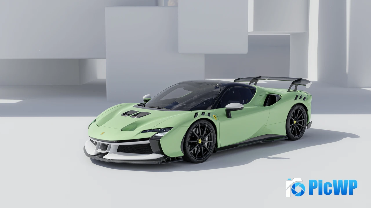 Ferrari SF90 XX Spider CGI 4K PC Wallpaper