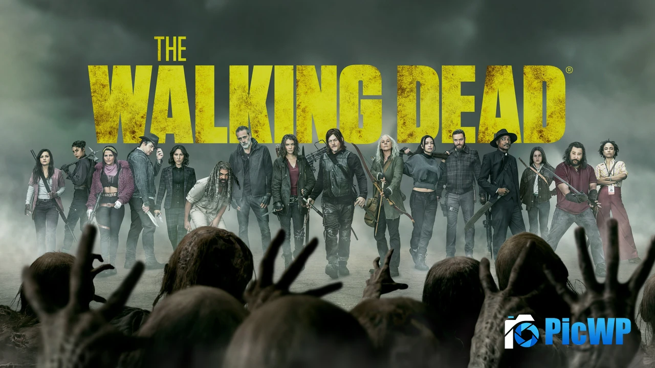 The Walking Dead Character poster 4K PC Wallpaper