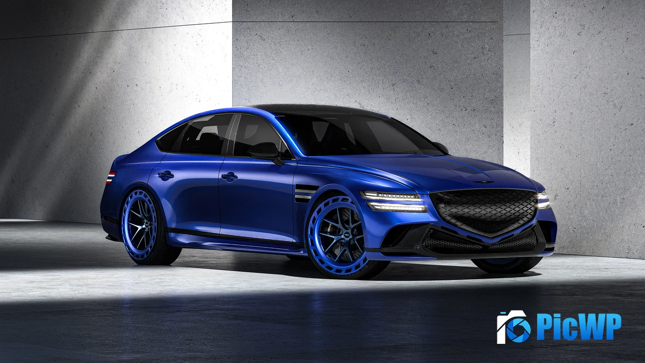Genesis G80 EV Magma Concept cars 4K PC Wallpaper