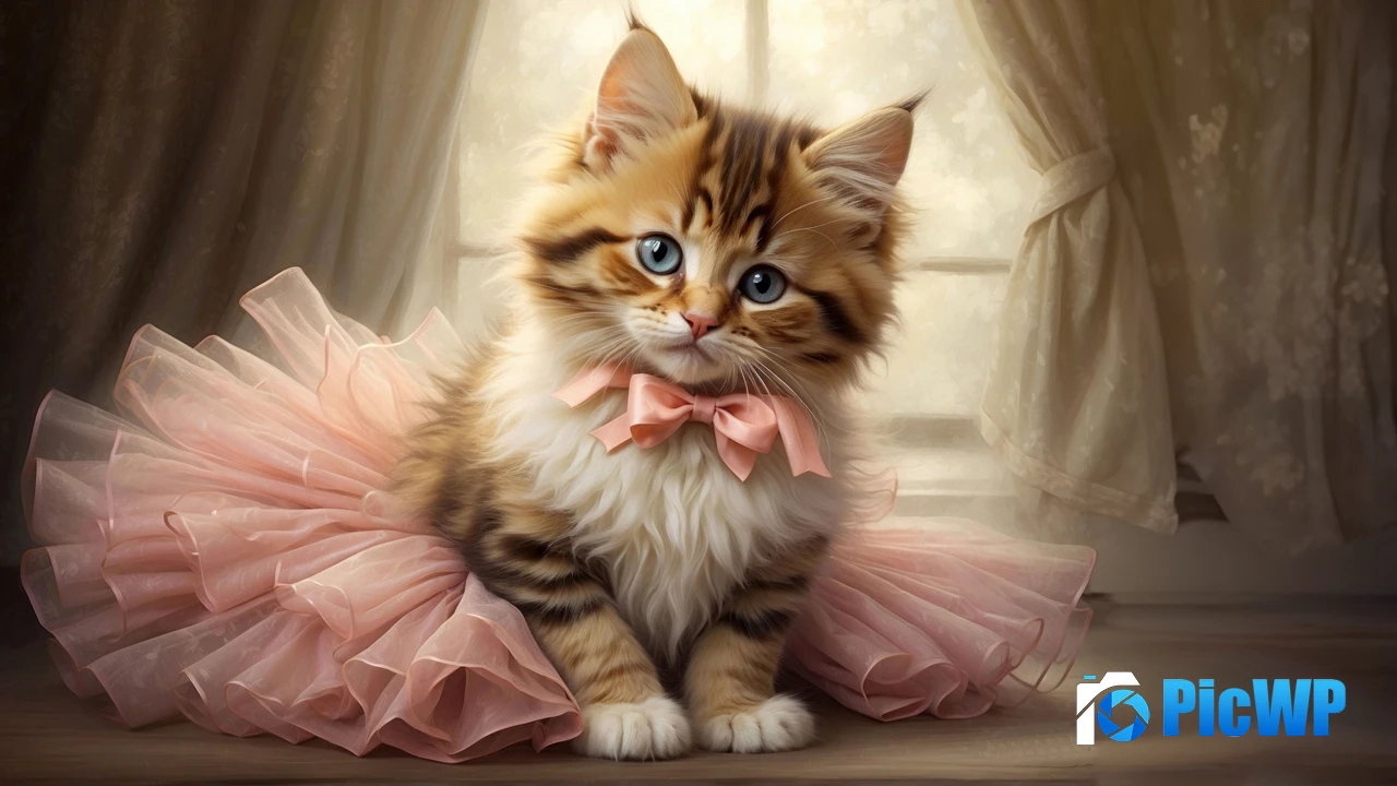 Adorable Cute Kitten 4K PC Wallpaper