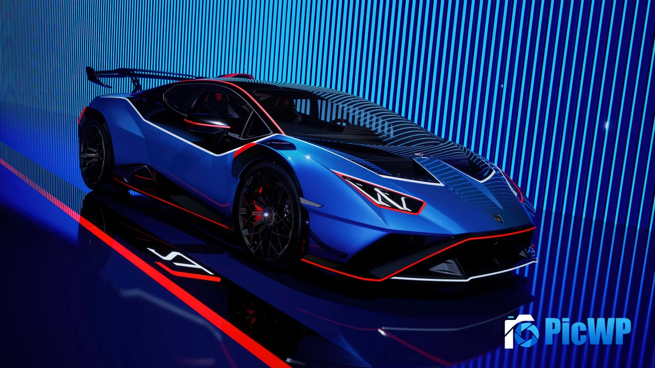 Lamborghini Huracan STJ 2024 4K PC Wallpaper