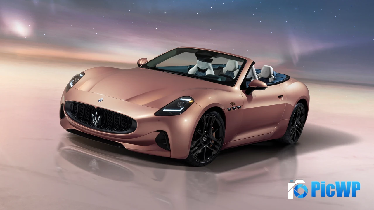 Maserati GranCabrio Folgore Electric Sports cars 4K PC Wallpaper