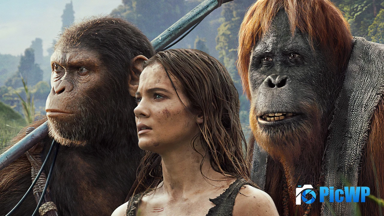 Freya Allan Kingdom of the Planet of the Apes 4K PC Wallpaper