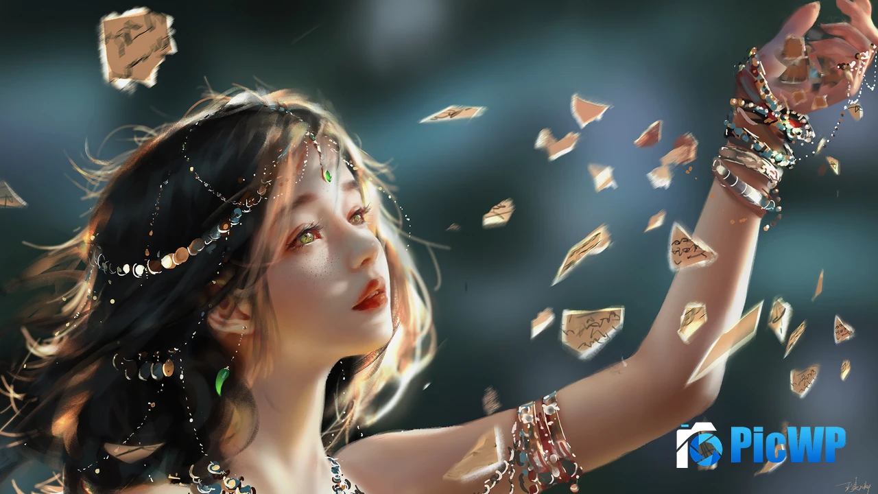 WLOP Beautiful girl 4K PC Wallpaper
