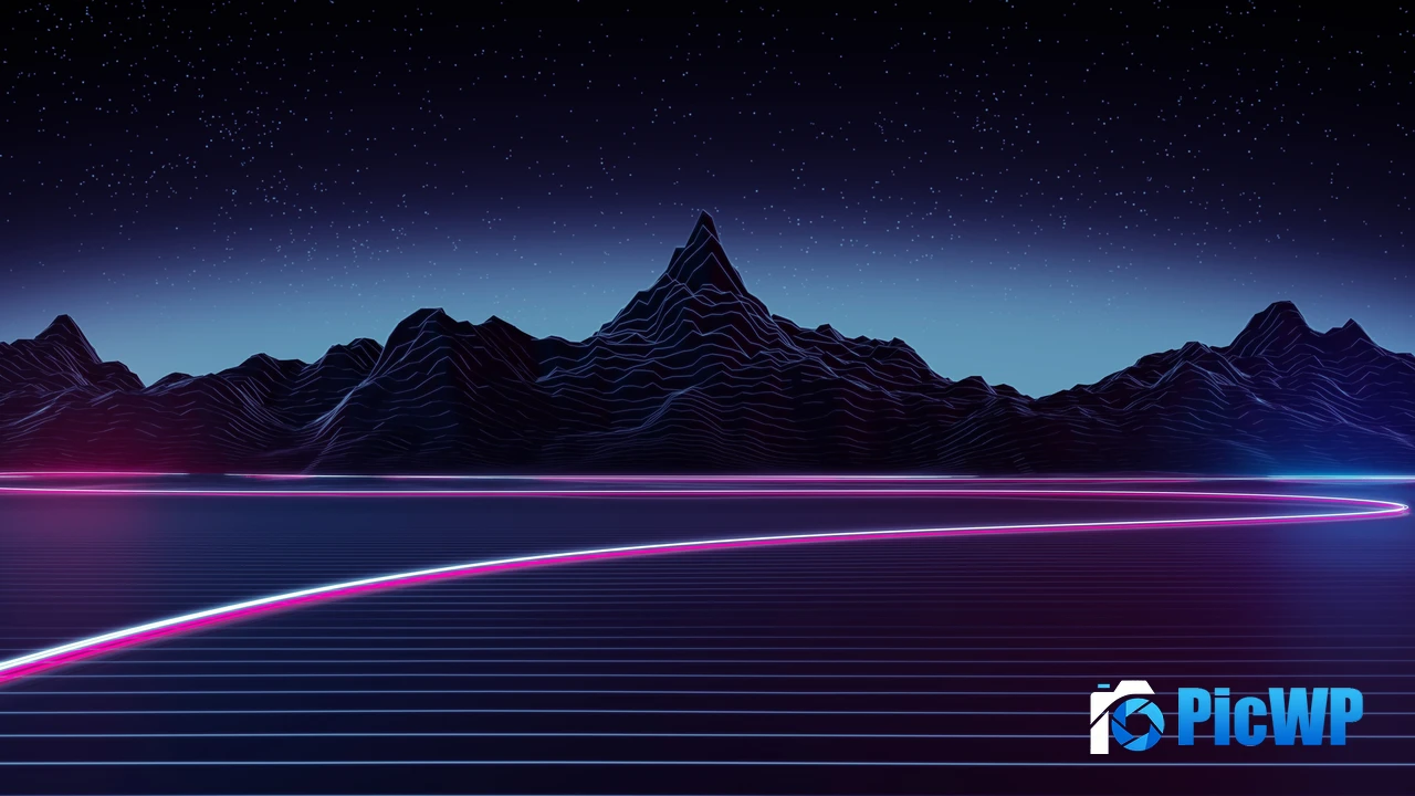 Neon Highway 4K PC Wallpaper