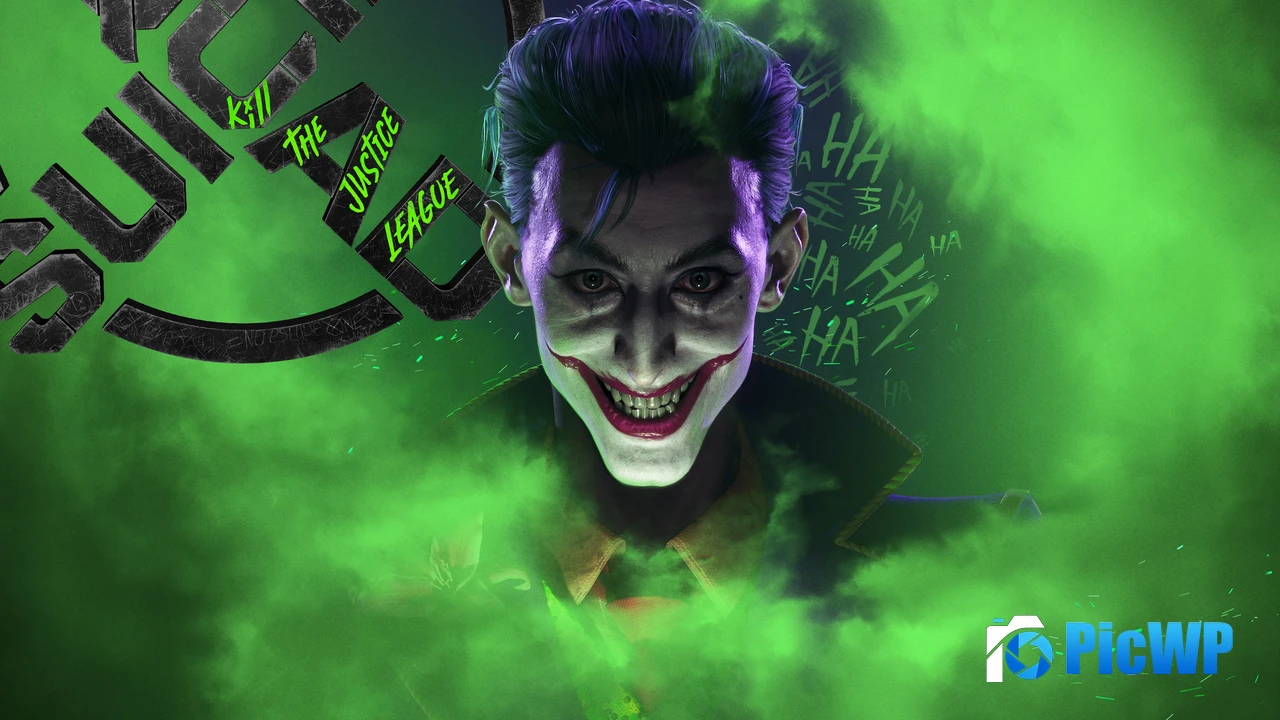 Joker Suicide Squad: Kill the Justice League 4K PC Wallpaper